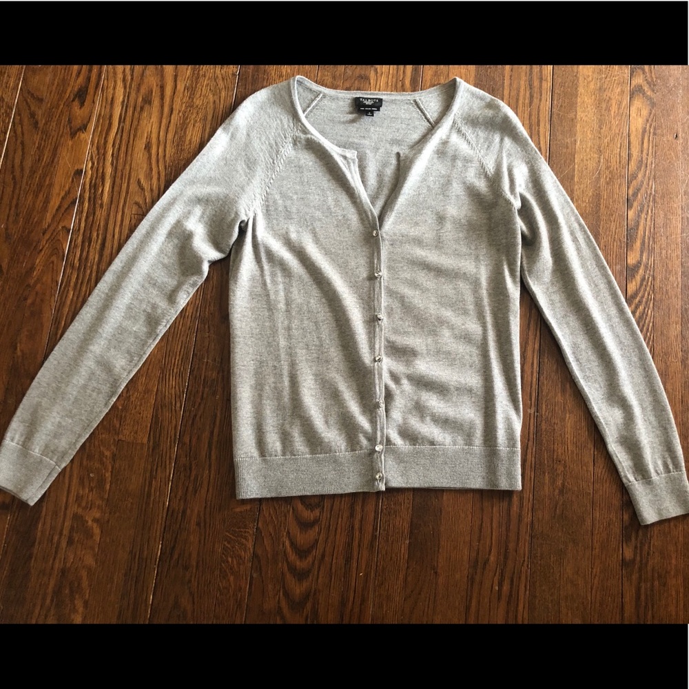 Talbots 100% merino wool cardigan